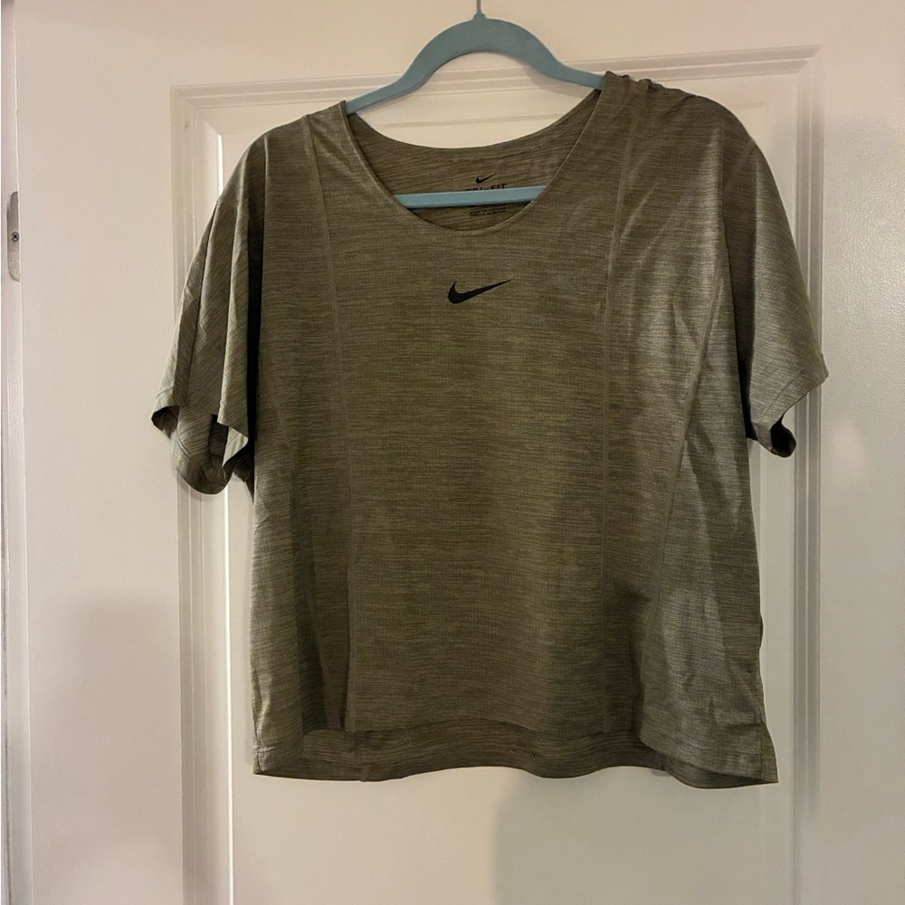 Nike Women's Short Sleeve Tee in Olive